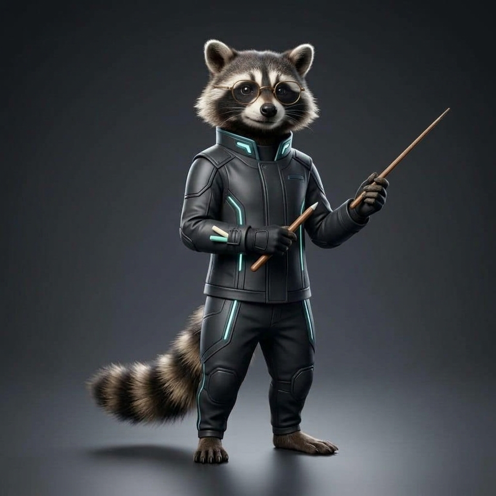 Milo dressed as a teacher