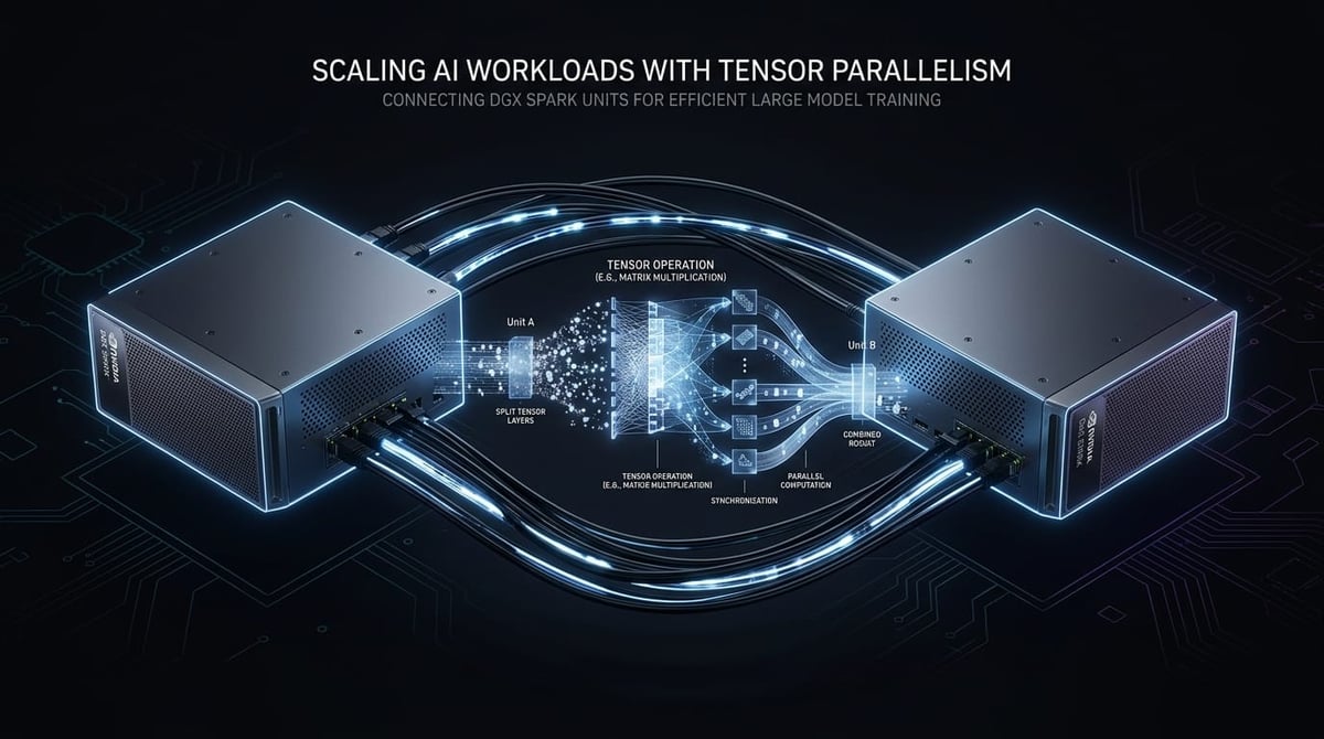 Two DGX Spark units with tensor parallelism — Qwen3.6 TP=2 benchmark